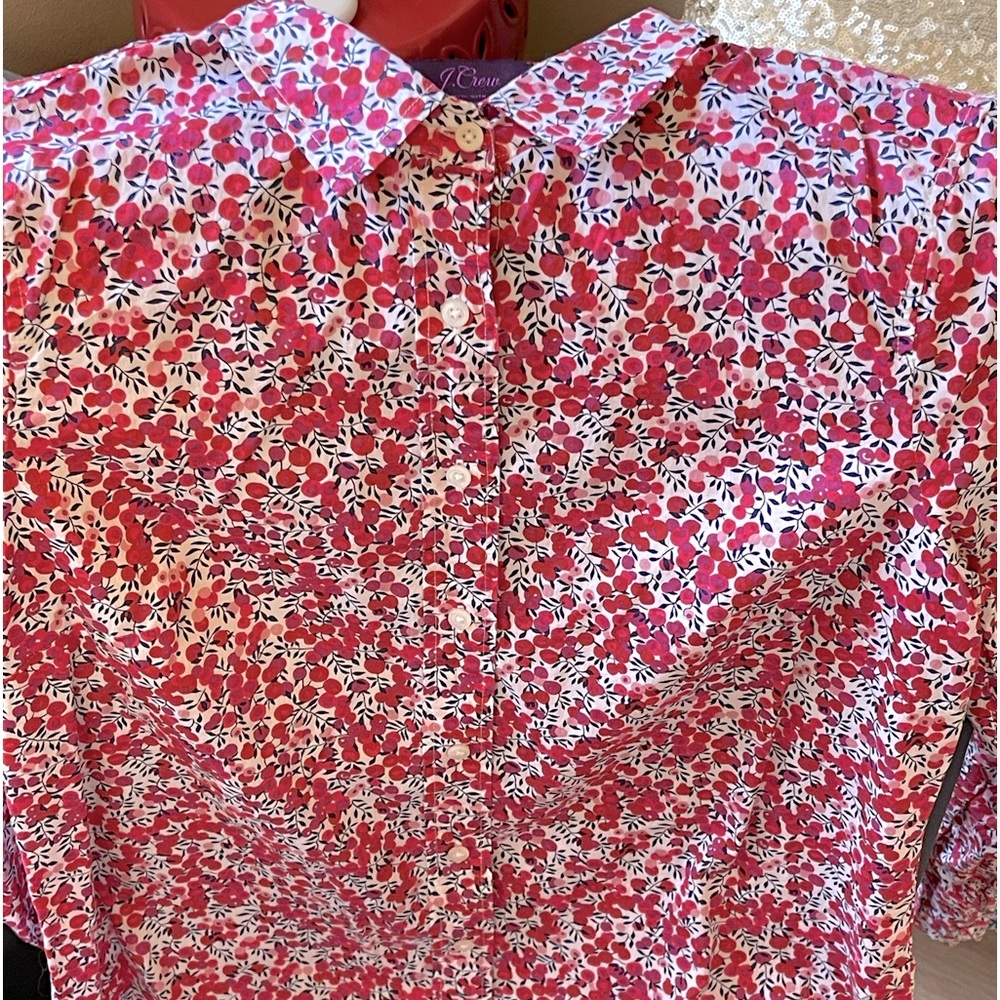 JCREW Liberty print long sleeve button down